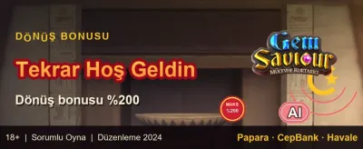 Muazzam %100 Hoş Geldin Bonusu promotion